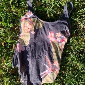 Cute floral bathing suit!